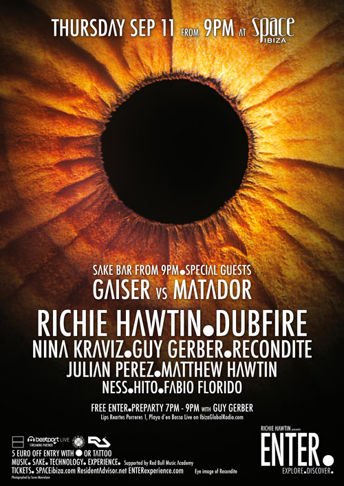 Richie Hawtin presents ENTER. Week 11 @ Space Ibiza