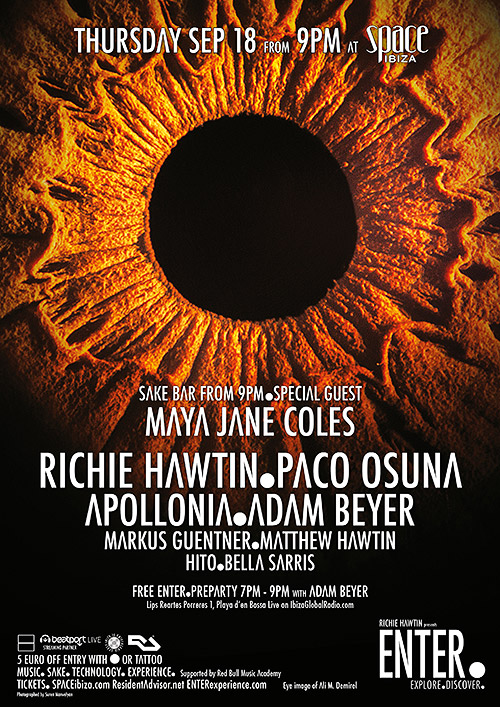 Richie Hawtin presents ENTER. Week 12 @ Space Ibiza