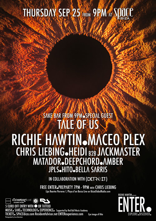 Richie Hawtin presents ENTER. Week 13 @ Space Ibiza
