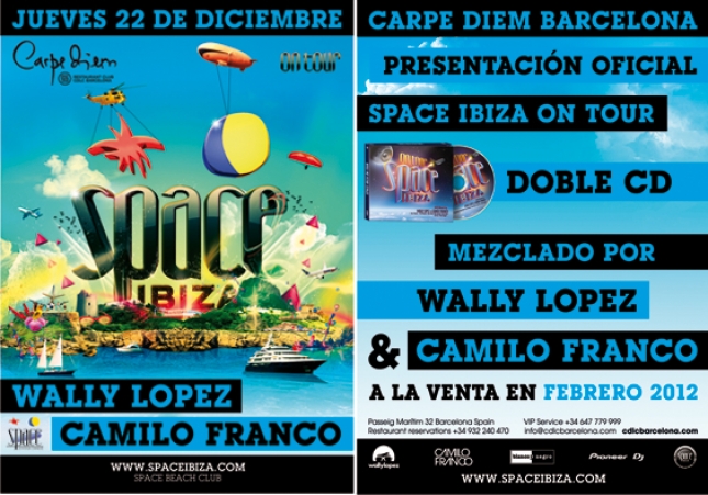 Presentación oficial del doble CD Space Ibiza On Tour 