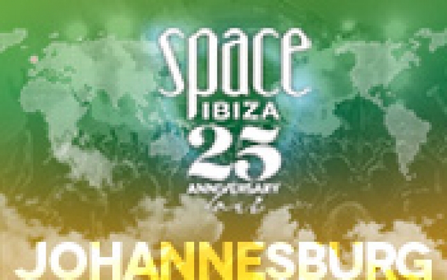 Johannesburgo formará parte del tour 25 aniversario de Space Ibiza