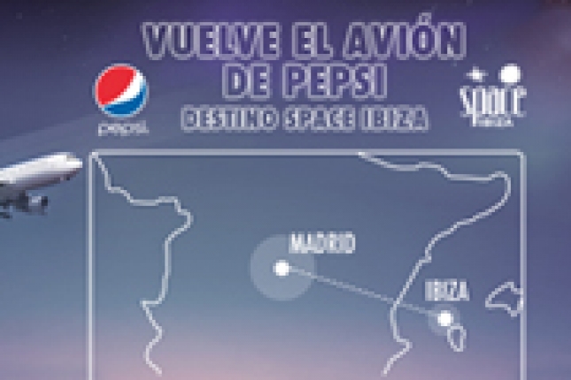 VUELVE EL AVIÓN PEPSI CON DESTINO A SPACE IBIZA